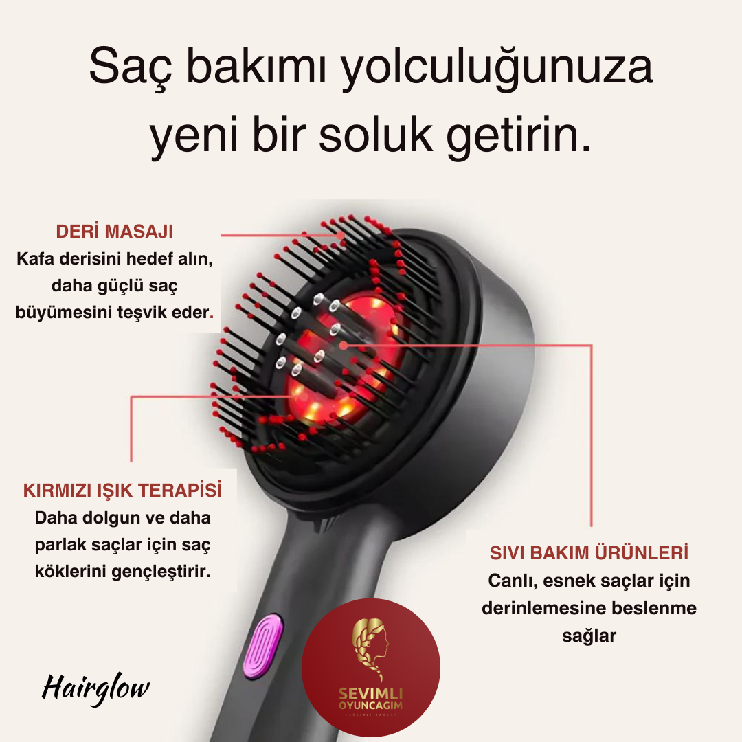 HairGlow Saç Masaj Tarağı